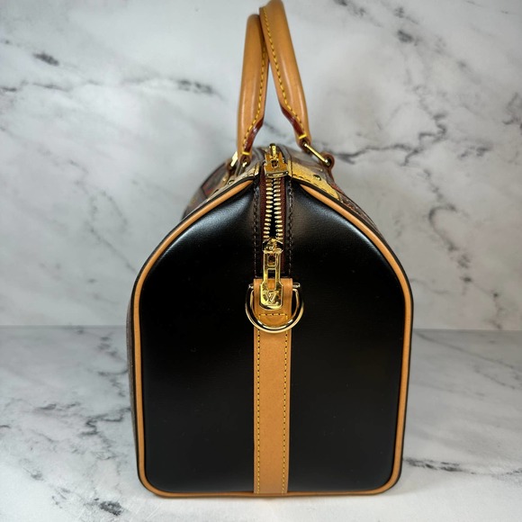 Louis Vuitton Transformed Speedy Bag Damier Ebene Time Trunk V Bandouliere 25 LV - Picture 4 of 15